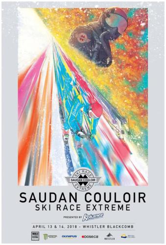 Saudan Couloir: Ski Race Extreme Poster